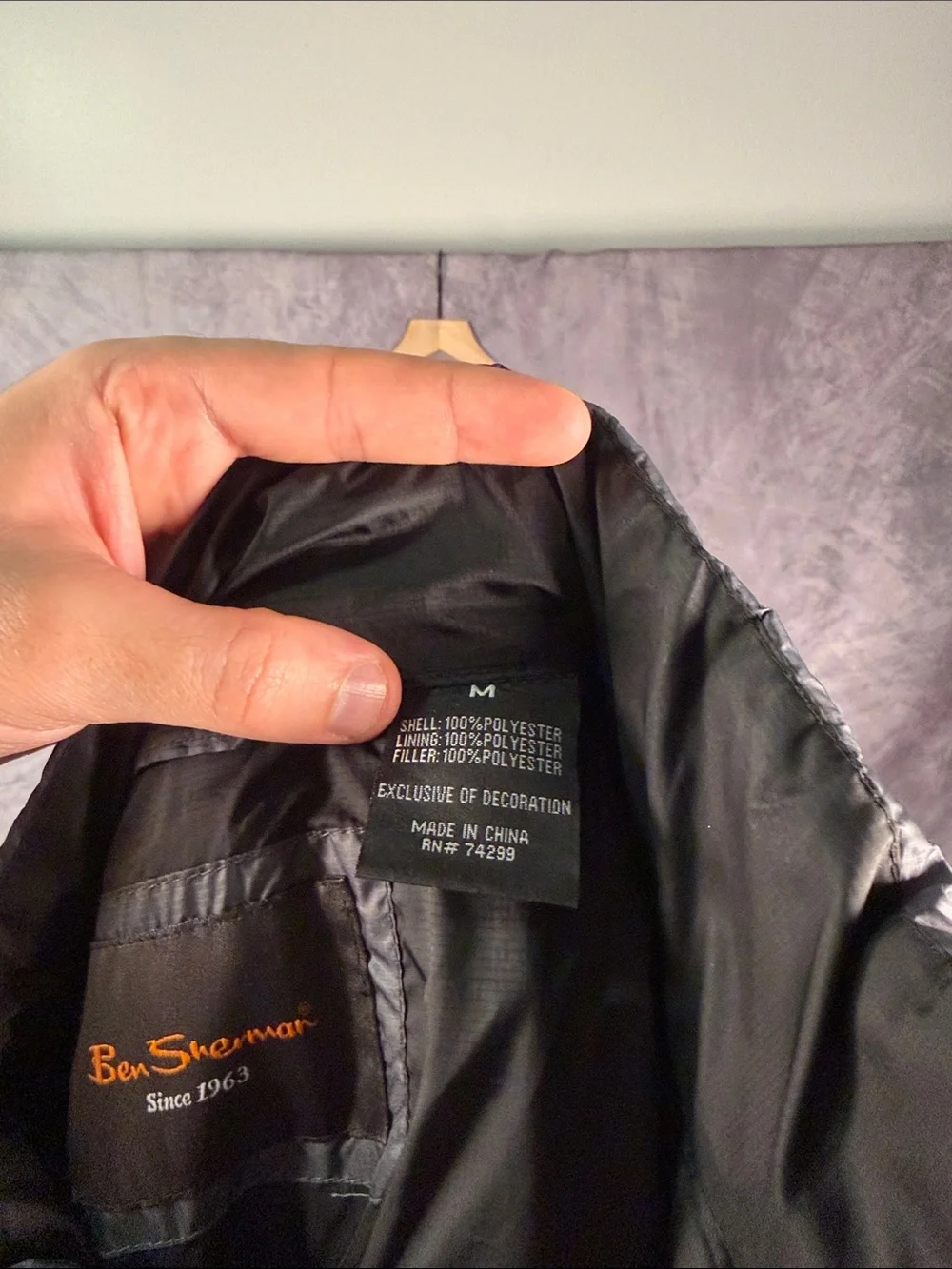 Ben Sherman Quilted Puffer Jacket - Gray